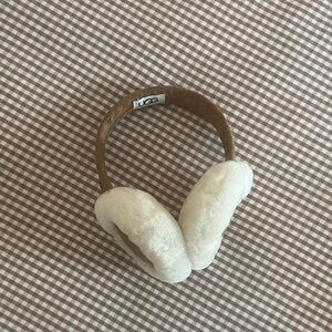 UGG Cream and Brown ear muffs